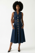 Sleeveless Denim Dress