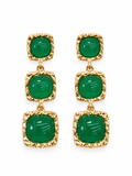 Triple Square Earrings
