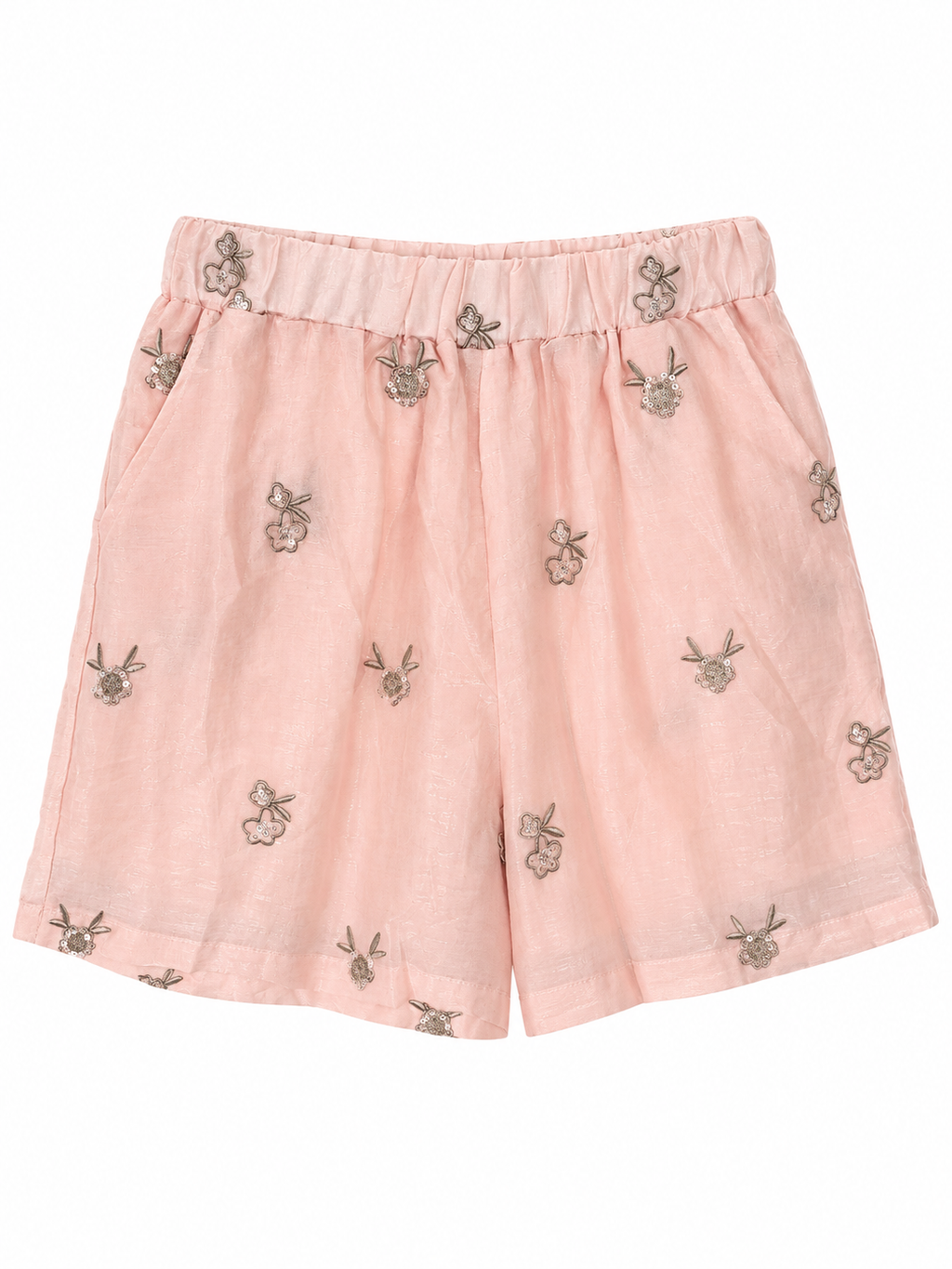 Co-Ord Set of Embroidered Shirt & Short