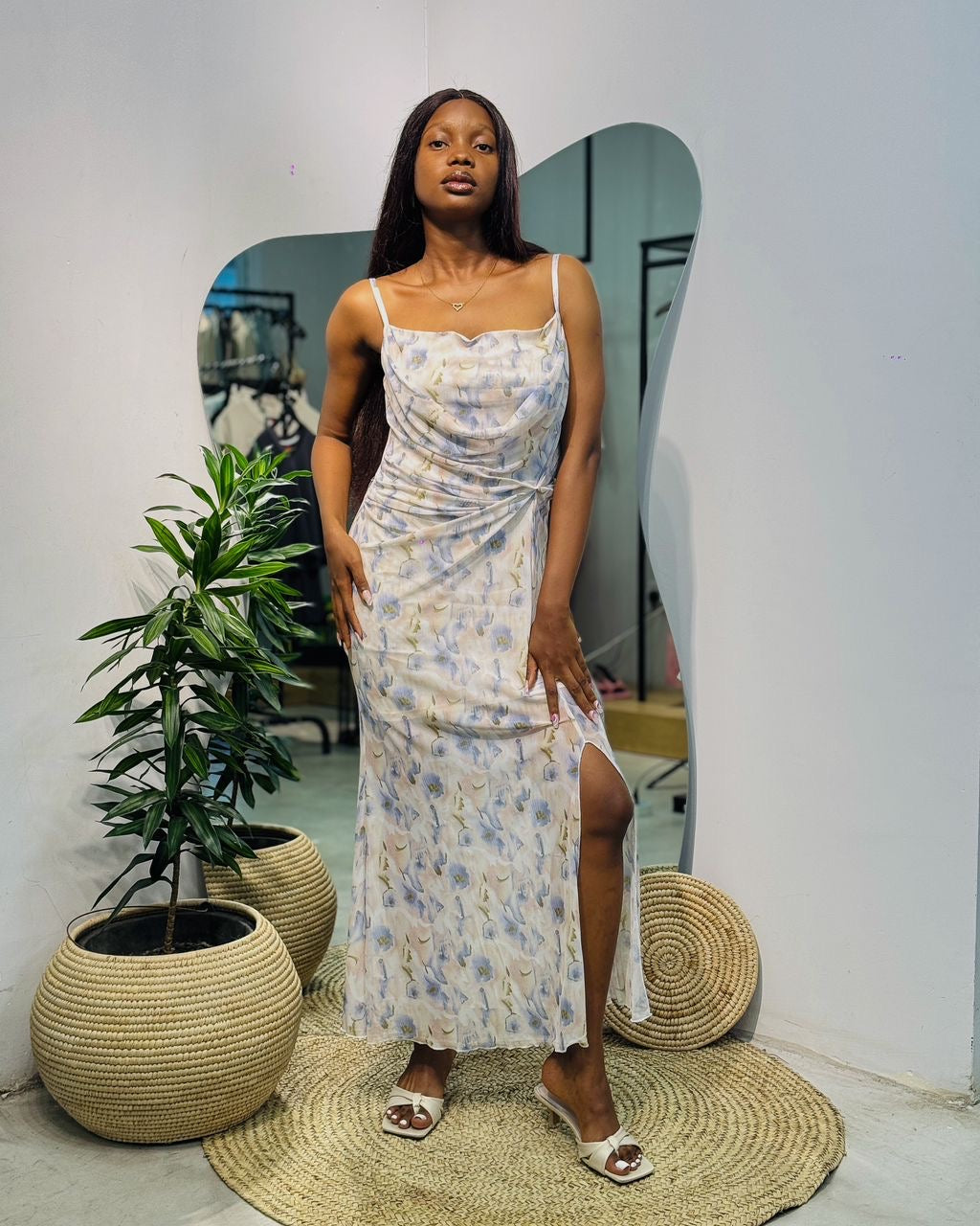 Tulle Midi Dress