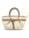 Belt Detail Mini Tote Bag