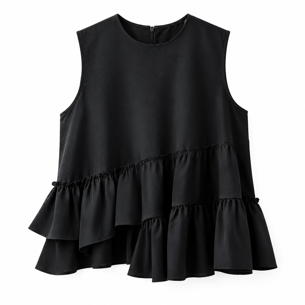 Asymmetric Ruffle Top