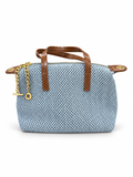 Natural Woven Mini Tote Bag