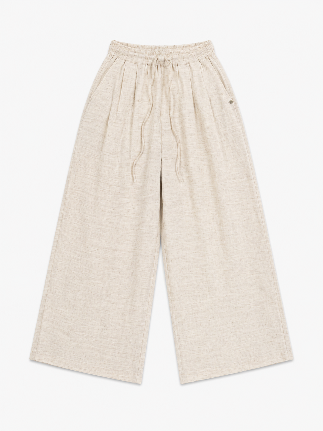 Linen Drawstring Trousers