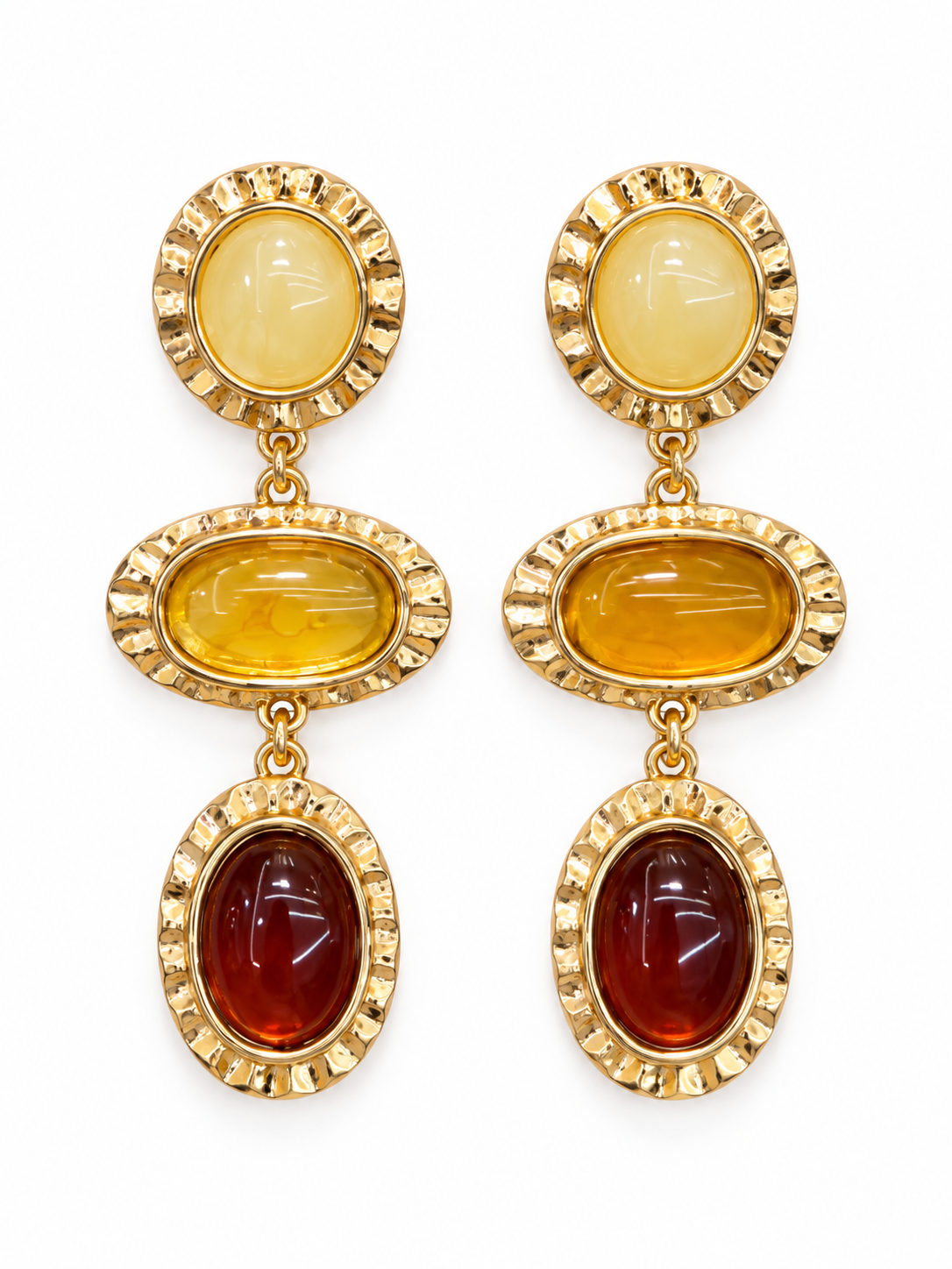 Triple Drop Earrings