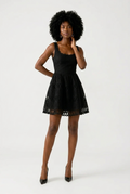 Crochet Mini Dress