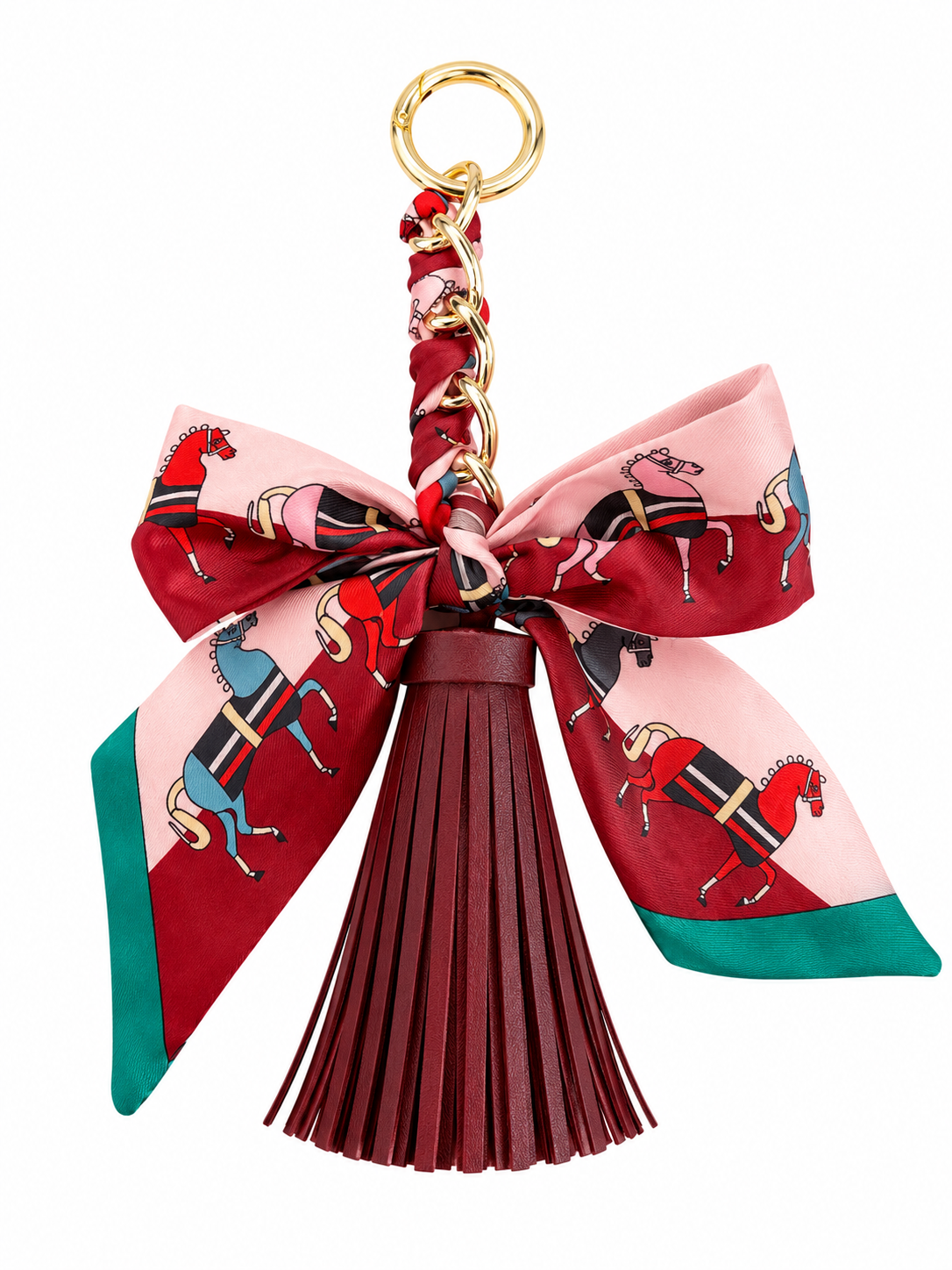 Bow & Fringe Bag Charm