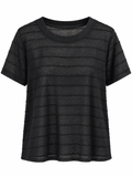 Textured Stripe Knit Top