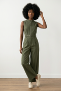 Belted Zip-Up Co-Ord Set