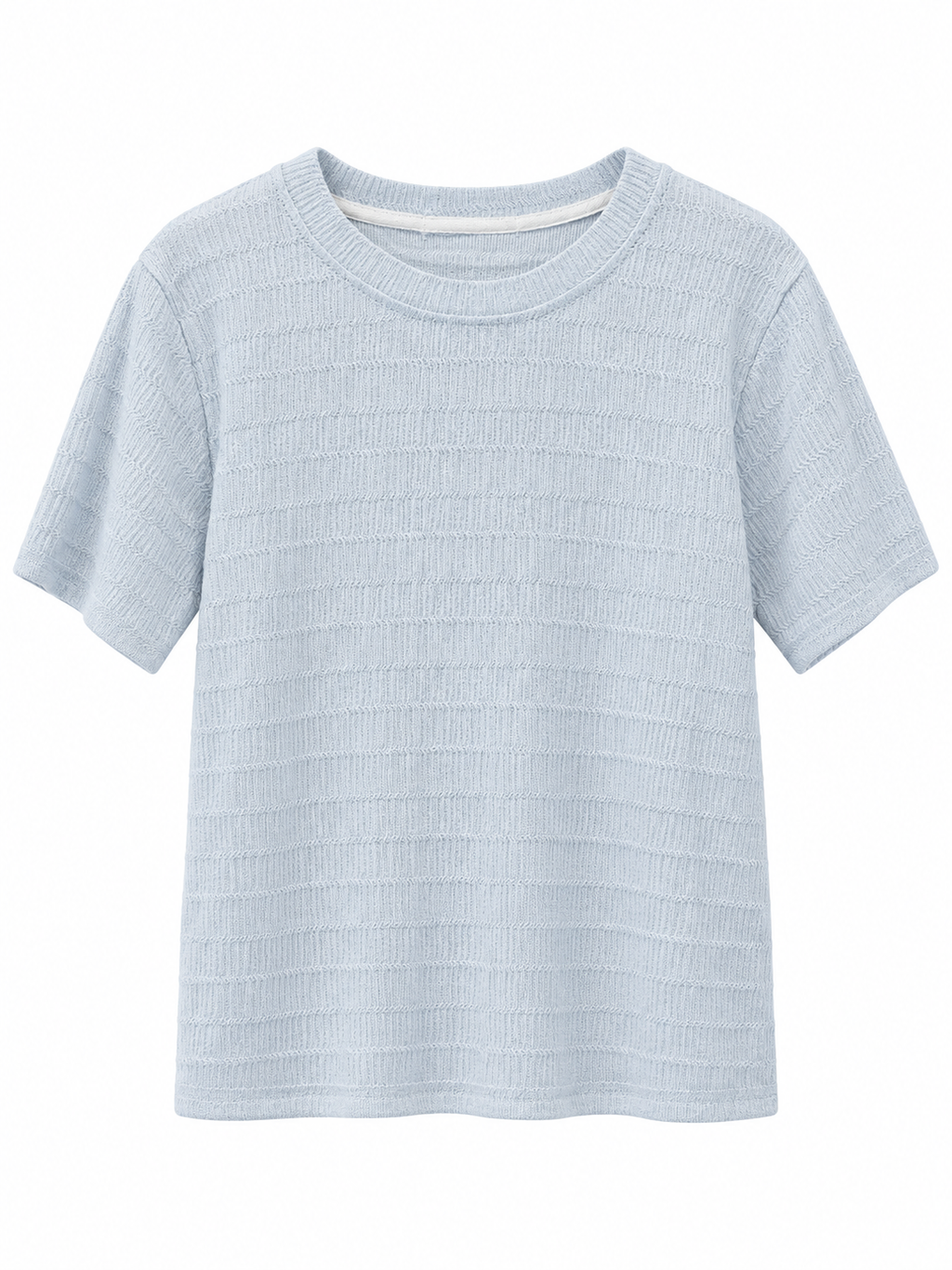 Textured Short-Sleeve Top