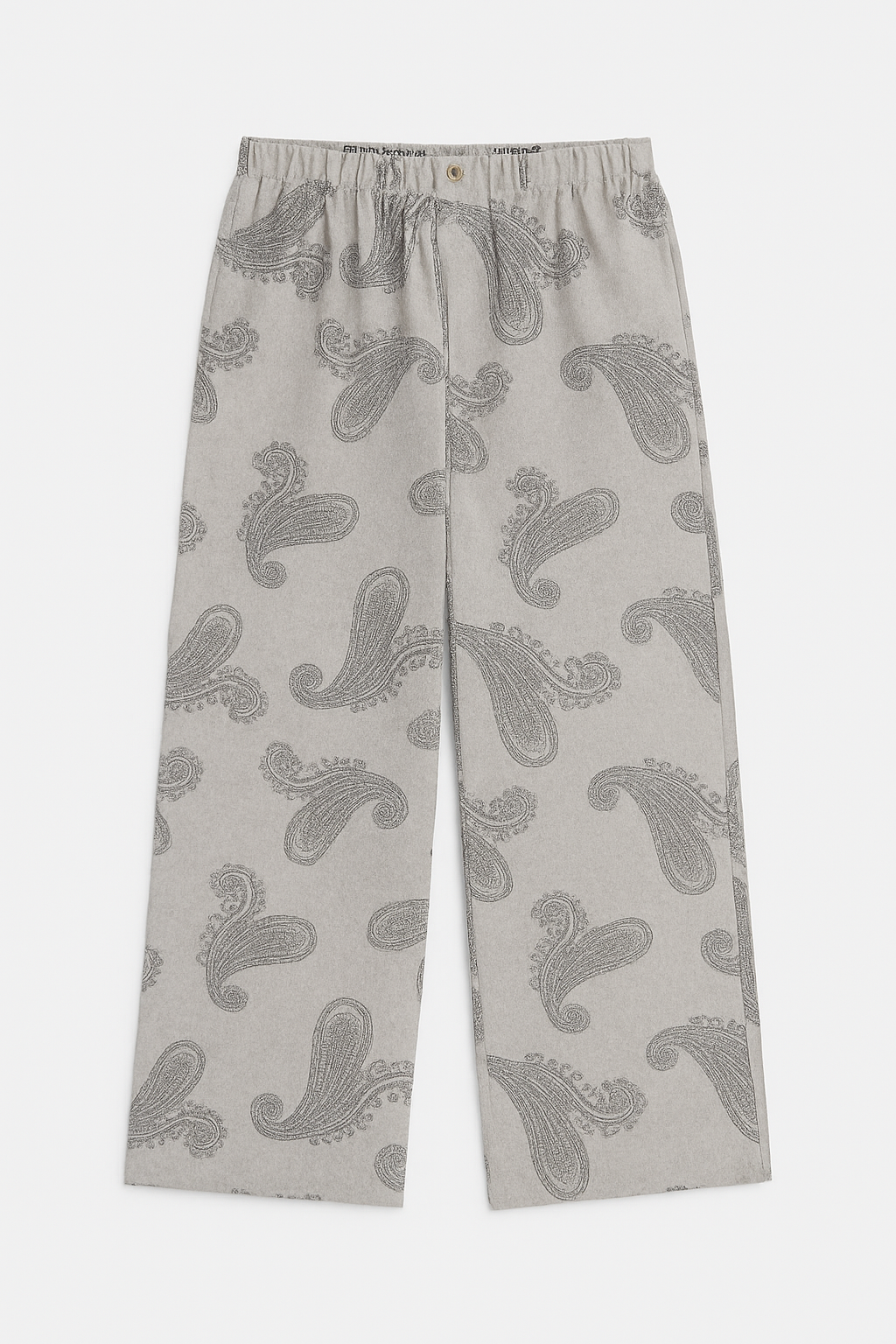 Loose Fit Printed Trousers