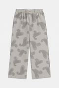 Loose Fit Printed Trousers