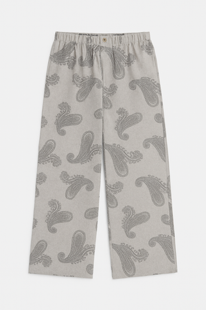 Loose Fit Printed Trousers