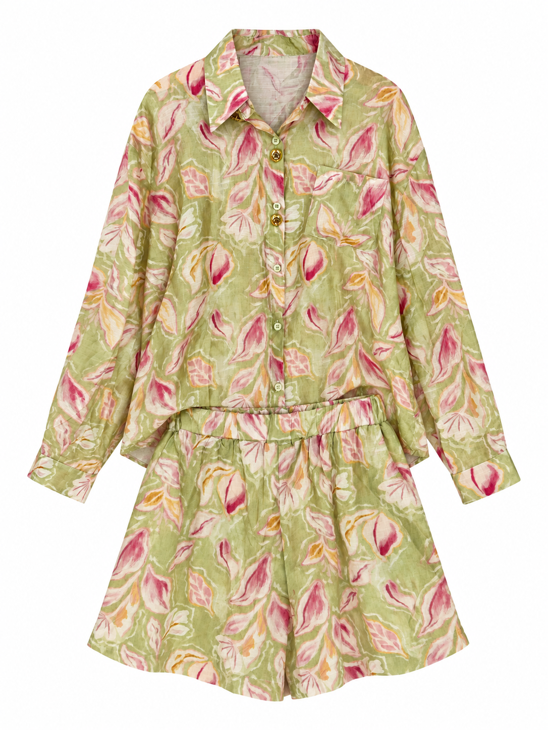 Co-Ord Floral Set of Shirt & Short