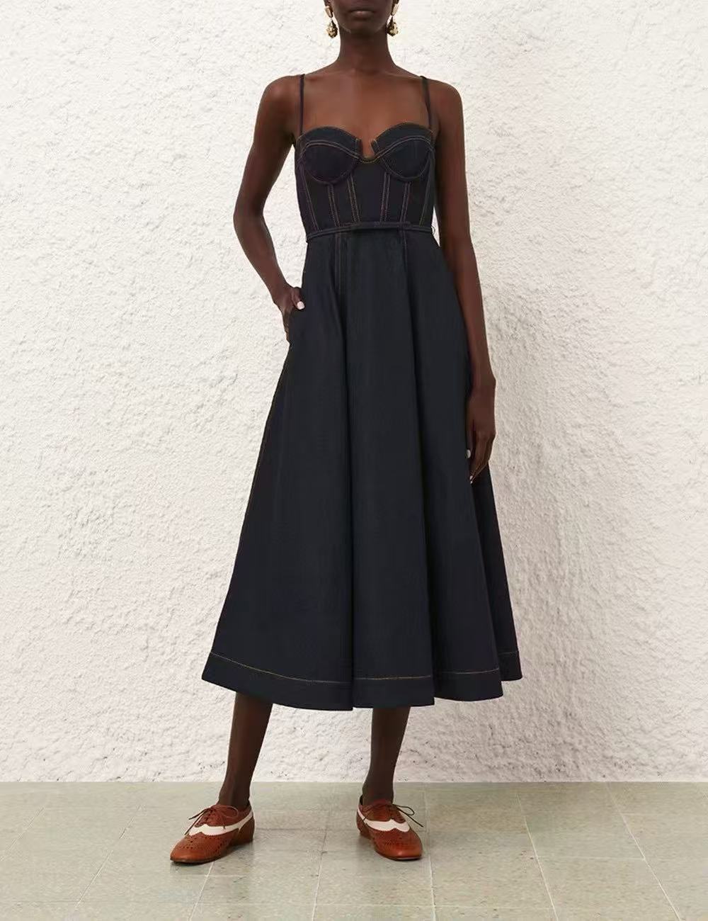 Corset Denim Dress
