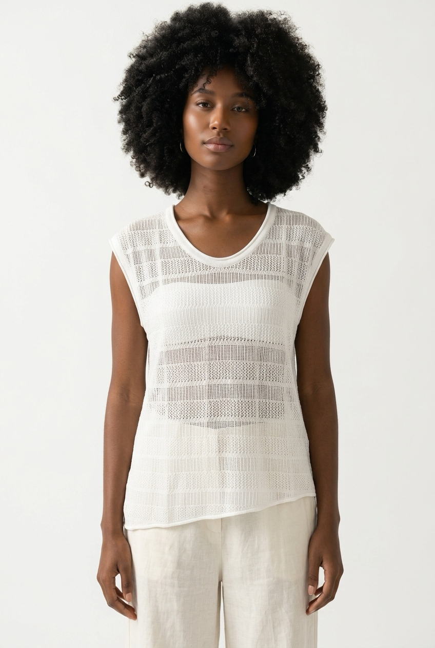 Relaxed Crochet Top
