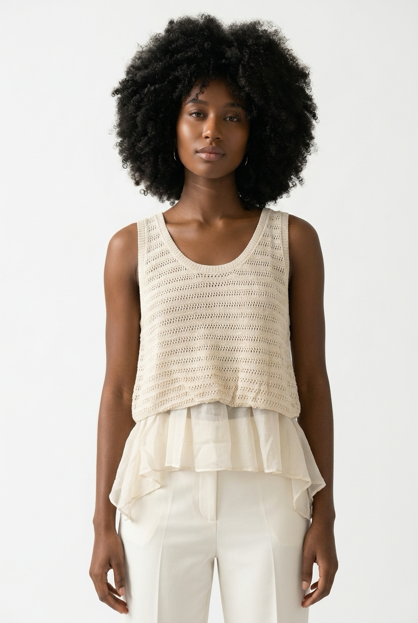 Crochet Peplum Top