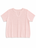 Pearl Trim Knit Top