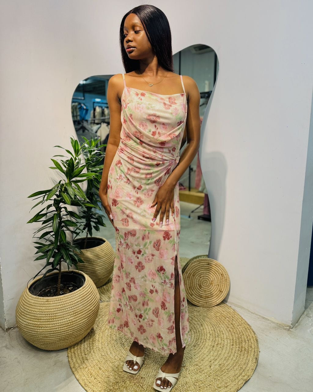 Tulle Midi Dress