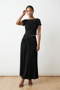 Co-Ord Set of Cotton Top & Skirt