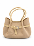 Belt Detail Mini Tote Bag