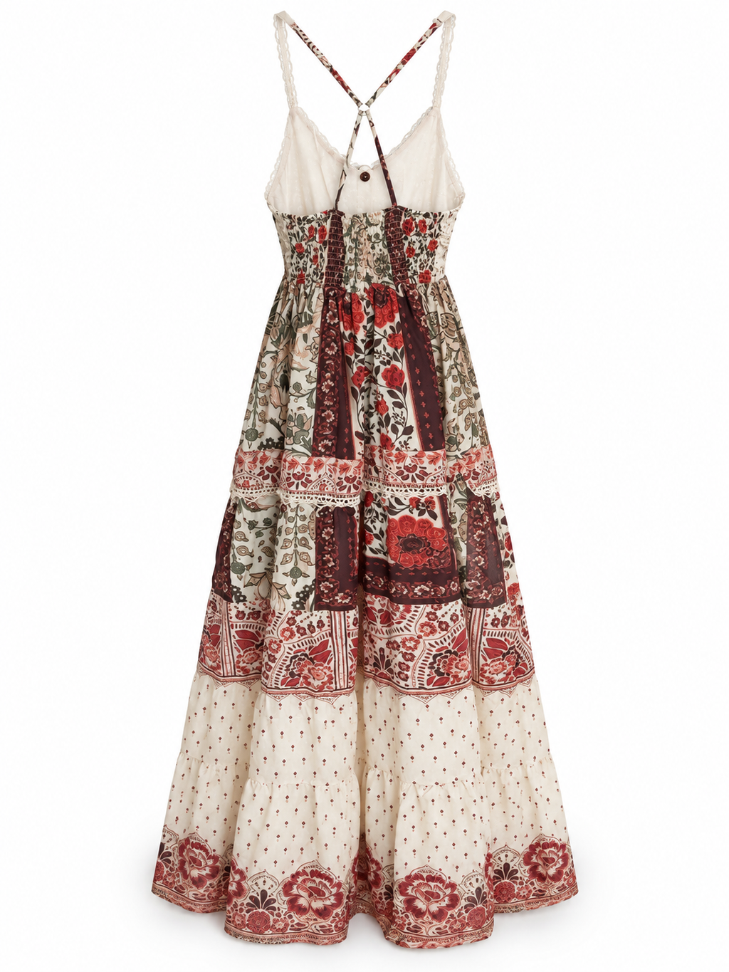 Lace Floral Maxi Dress