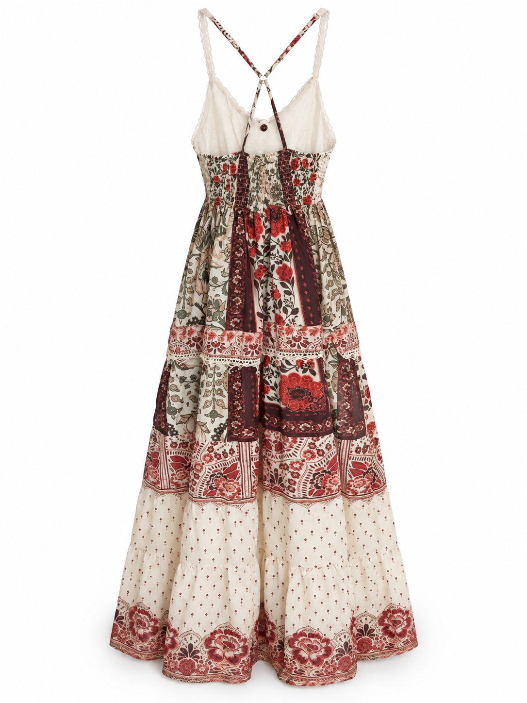 Lace Floral Maxi Dress