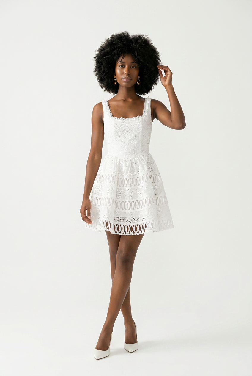 Crochet Mini Dress