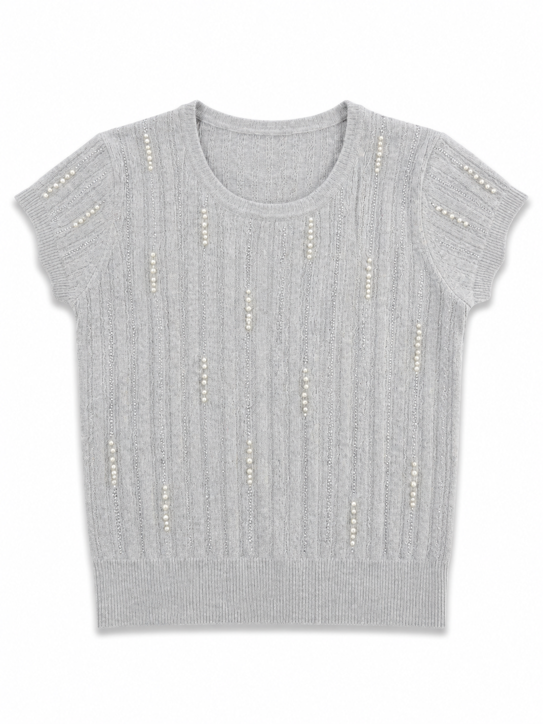 Pearl Sparkle Knit Top