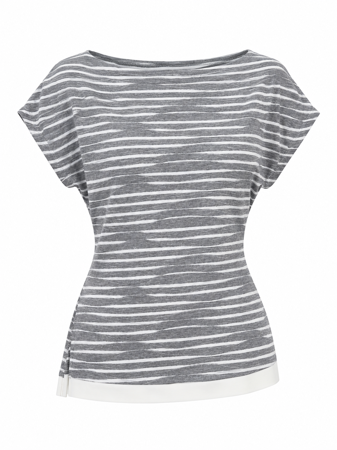 Striped Boat Neck Top