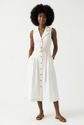 Sleeveless Denim Dress