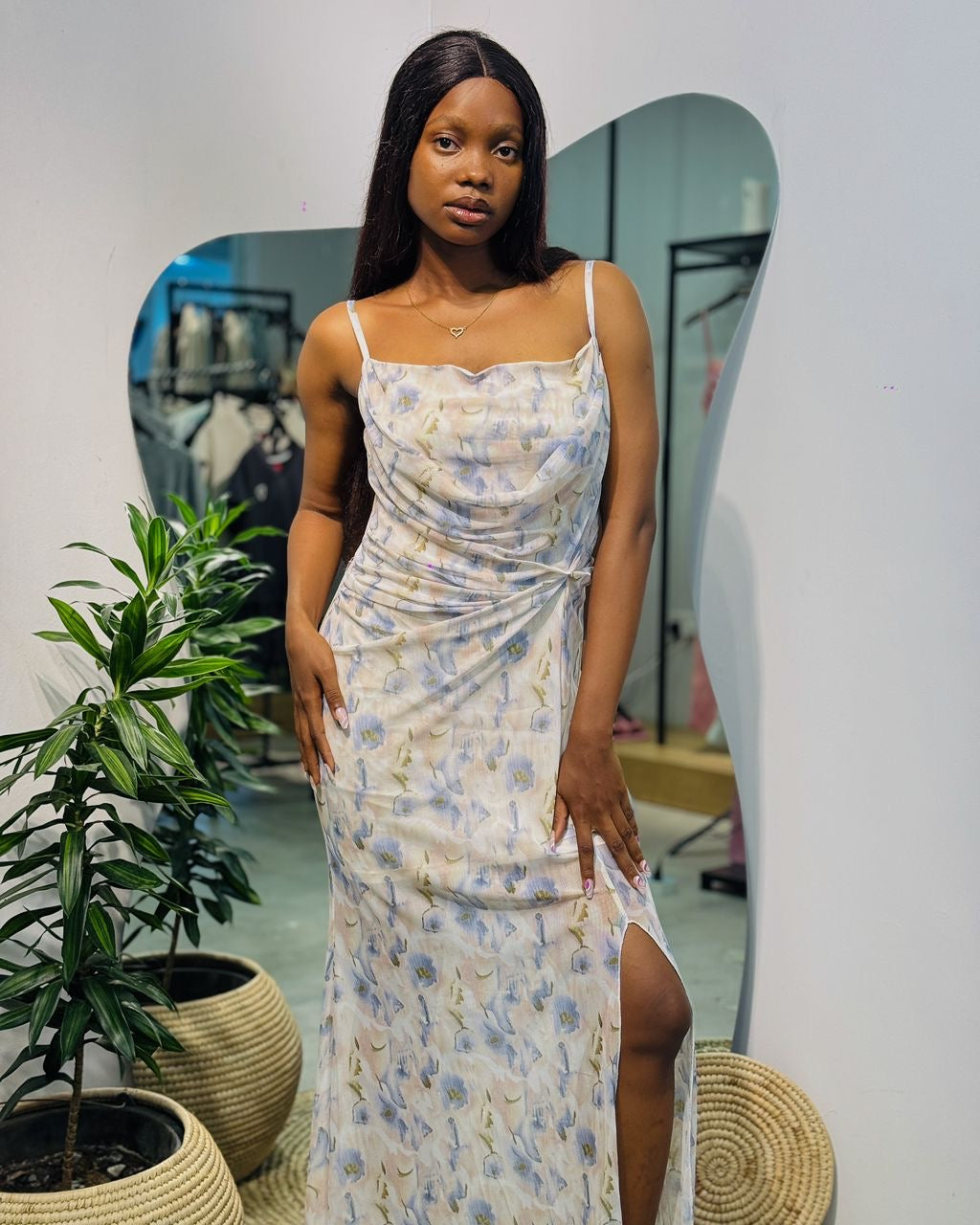 Tulle Midi Dress