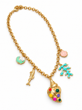 Colorful Seashell Charm Necklace