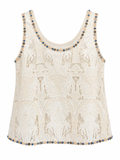 Beaded Embroidered Top
