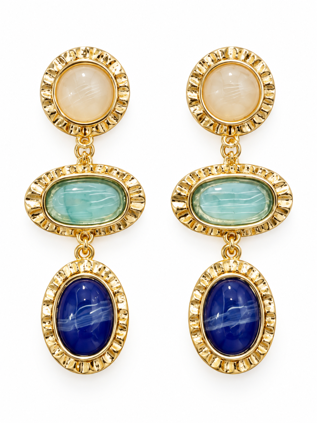 Triple Drop Earrings