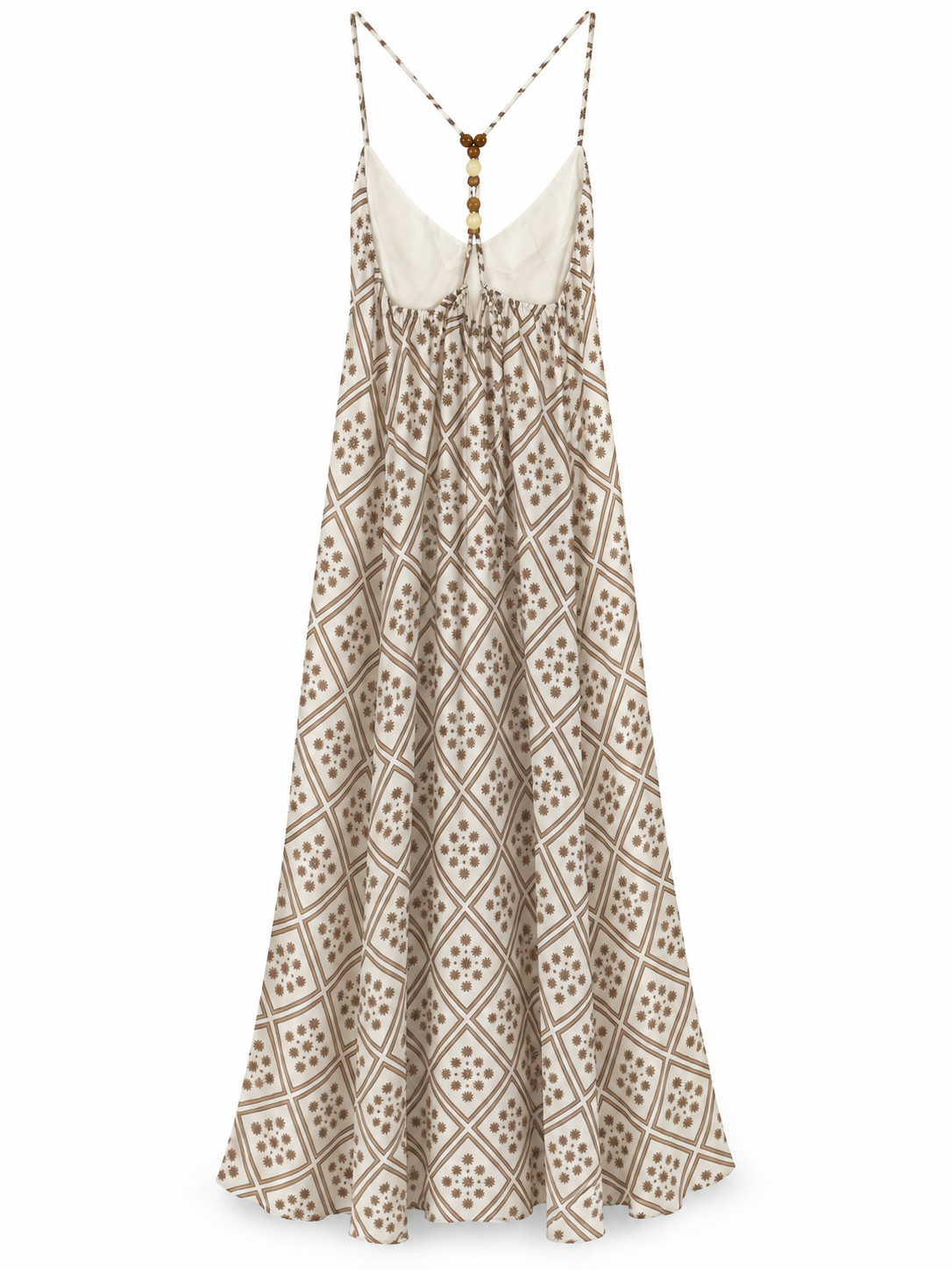 Diamond Print Maxi Dress