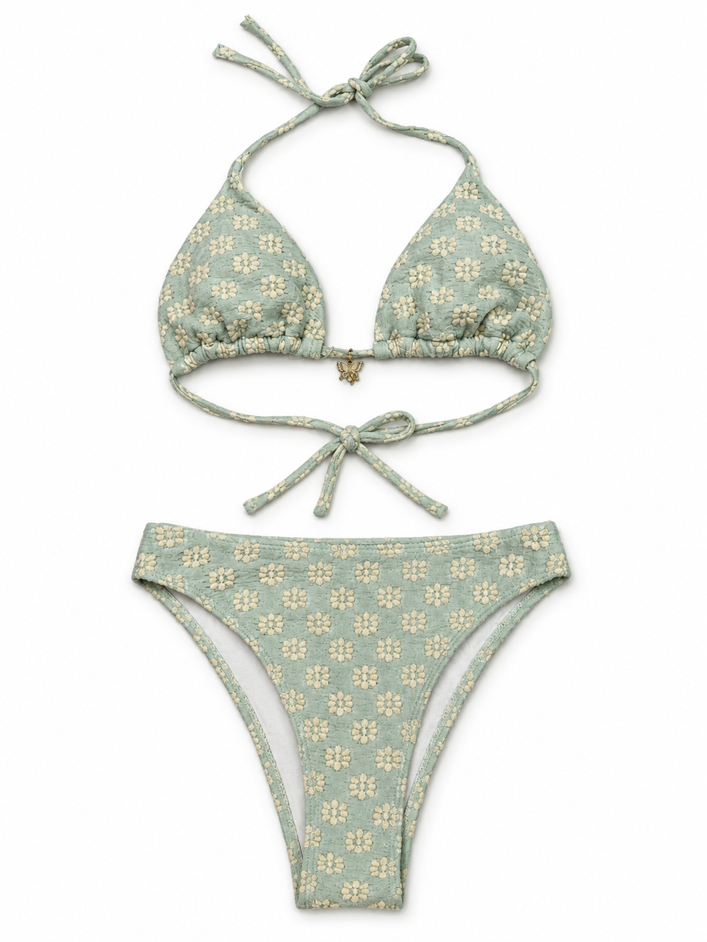 Floral Triangle Bikini