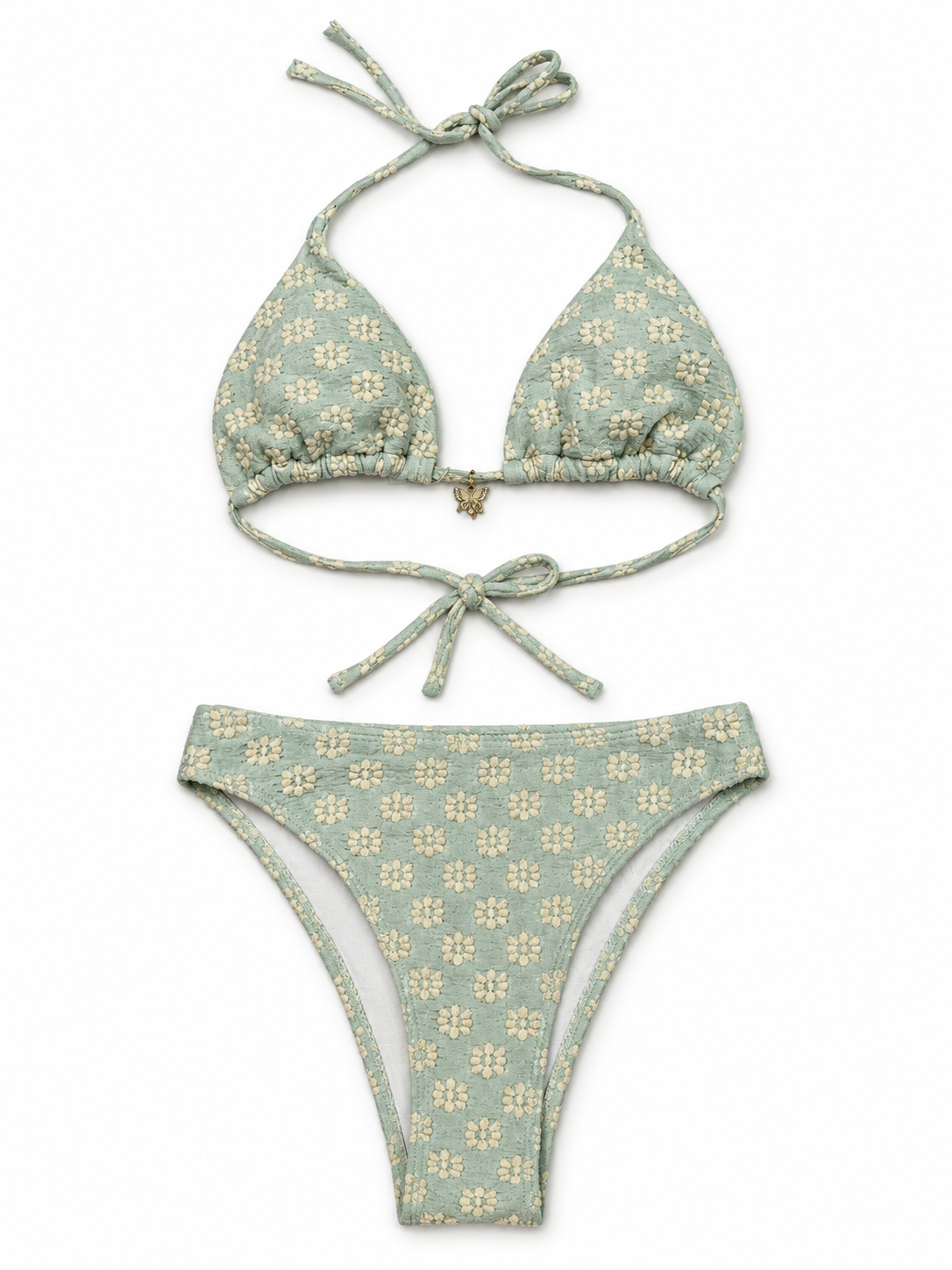 Floral Triangle Bikini