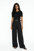Double Pleated Straight Fit Trouser