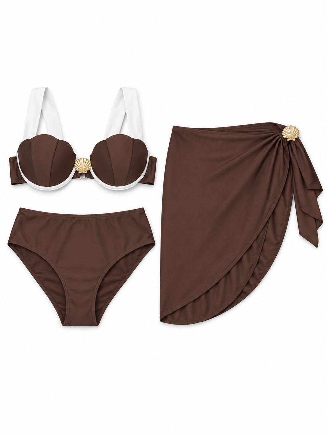 Shell Bikini & Cover-Up Set