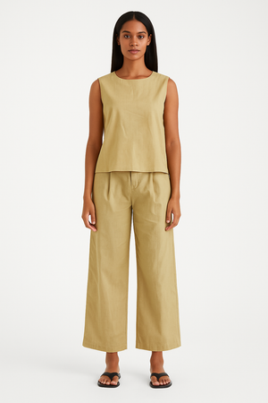 Linen Set of Top & Trouser