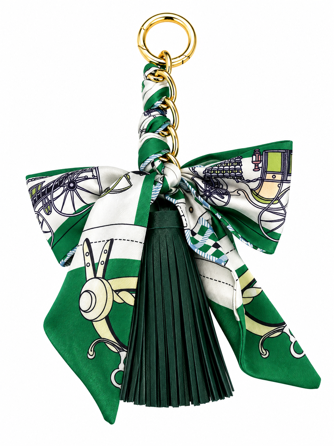 Bow & Fringe Bag Charm