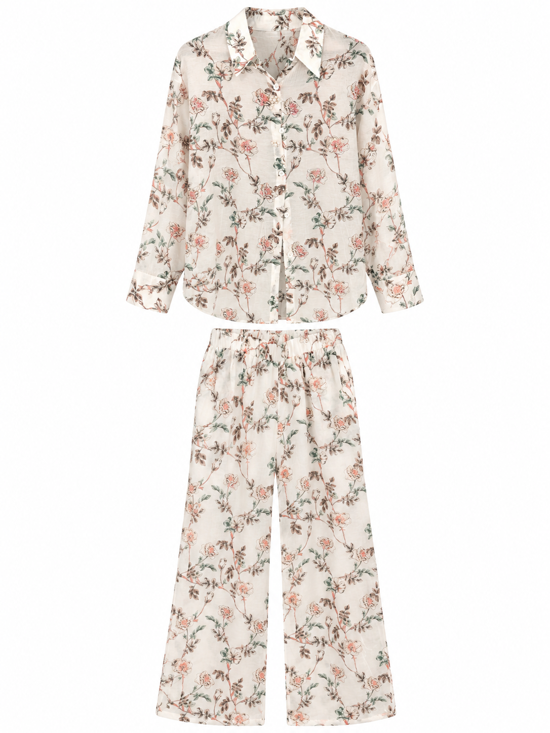 Floral Co-Ord Set of Shirt & trousers