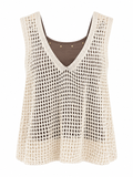 Layered Crochet Top