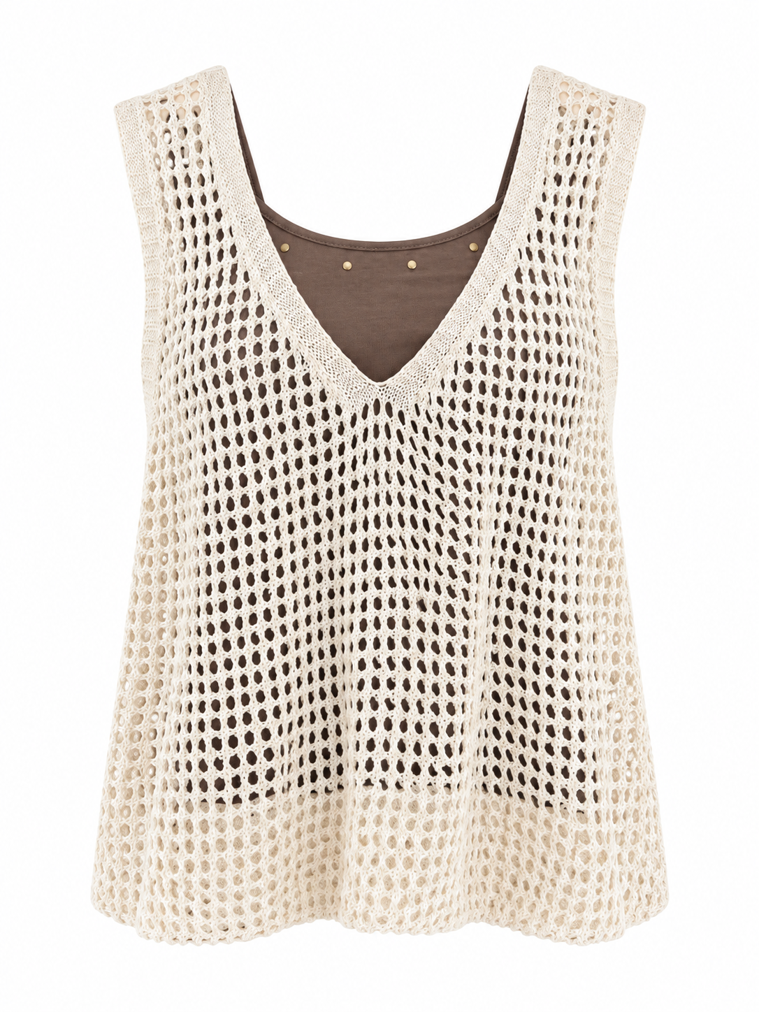 Layered Crochet Top