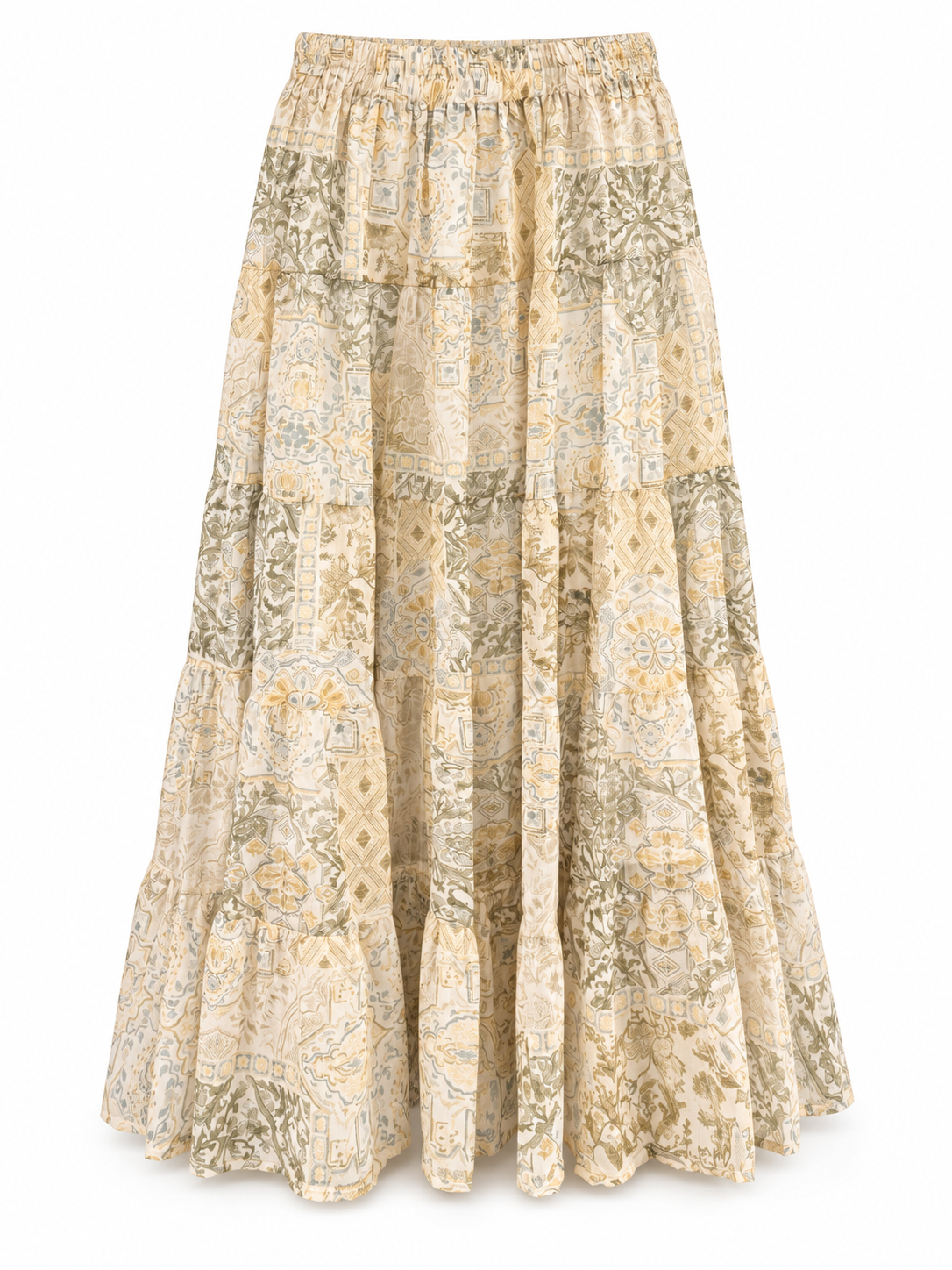Mosaic Flowy Skirt