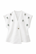 Emerald Embellished Top