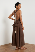 Bow Back Maxi Dress