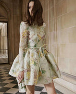 Load image into Gallery viewer, Organza Floral Dress
