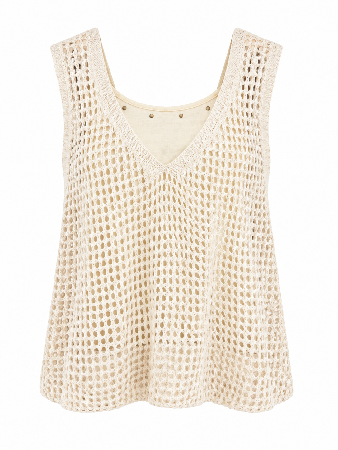 Layered Crochet Top